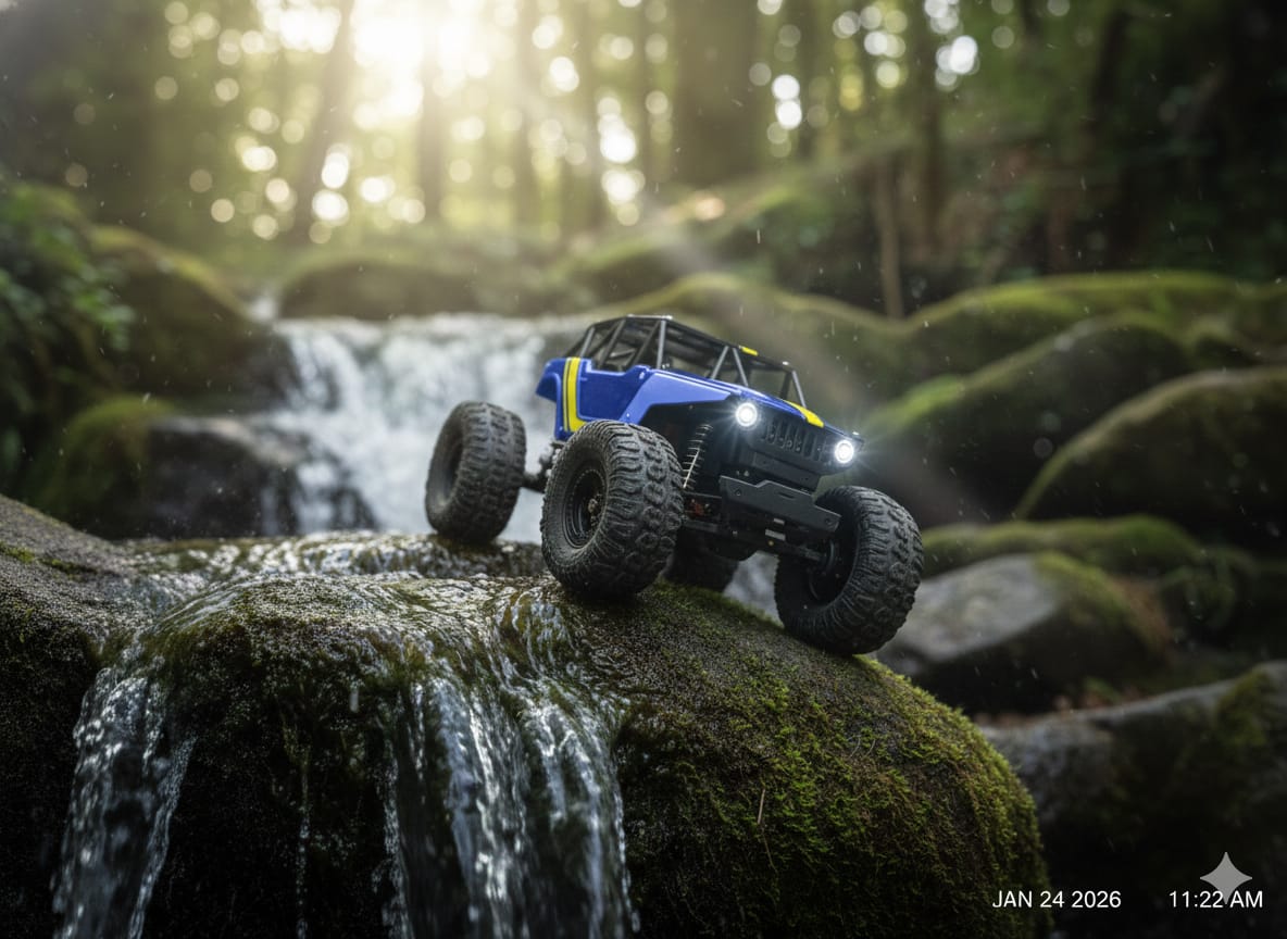 🚙 KABY Rock Crawler RC Car | Die-Cast Alloy Body | All-Terrain Off-Road