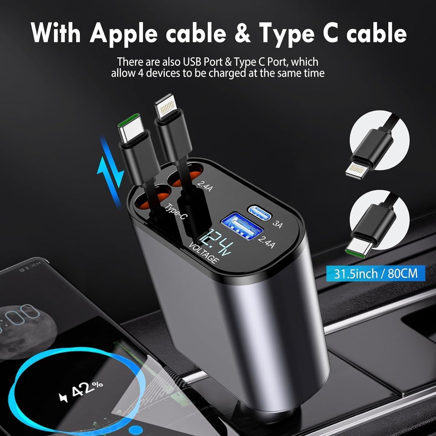 ⚡ Q9 Superfast 120W Car Charger  Power that keeps up with your drive 🚘💨  Meet your new road-trip essential. The Q9 Superfast Charging Car Loader is designed for people who hate waiting and love staying connected.