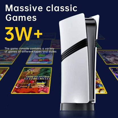 GS5 Pro 4K Retro Game Console with Built-in Games – Plug & Play Wireless Gaming Station (Easy Setup)