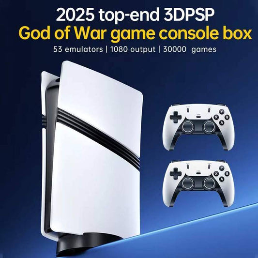 GS5 Pro 4K Retro Game Console with Built-in Games – Plug & Play Wireless Gaming Station (Easy Setup)