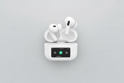 Bluetooth wireless earpod with display
