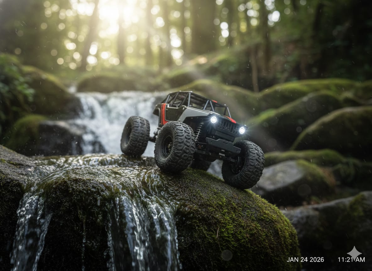🚙 KABY Rock Crawler RC Car | Die-Cast Alloy Body | All-Terrain Off-Road